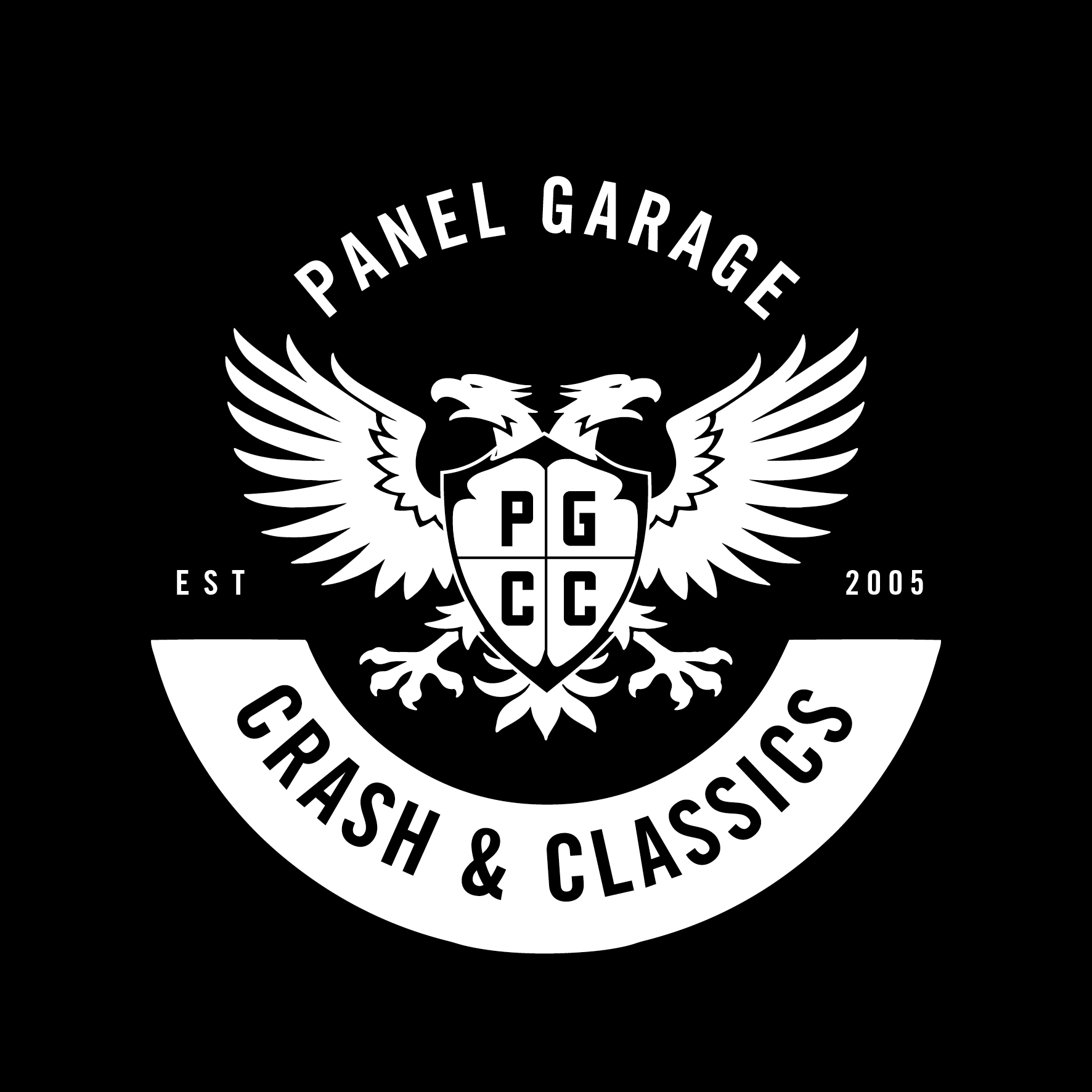 Panel Garage Crash and Classics' Logo